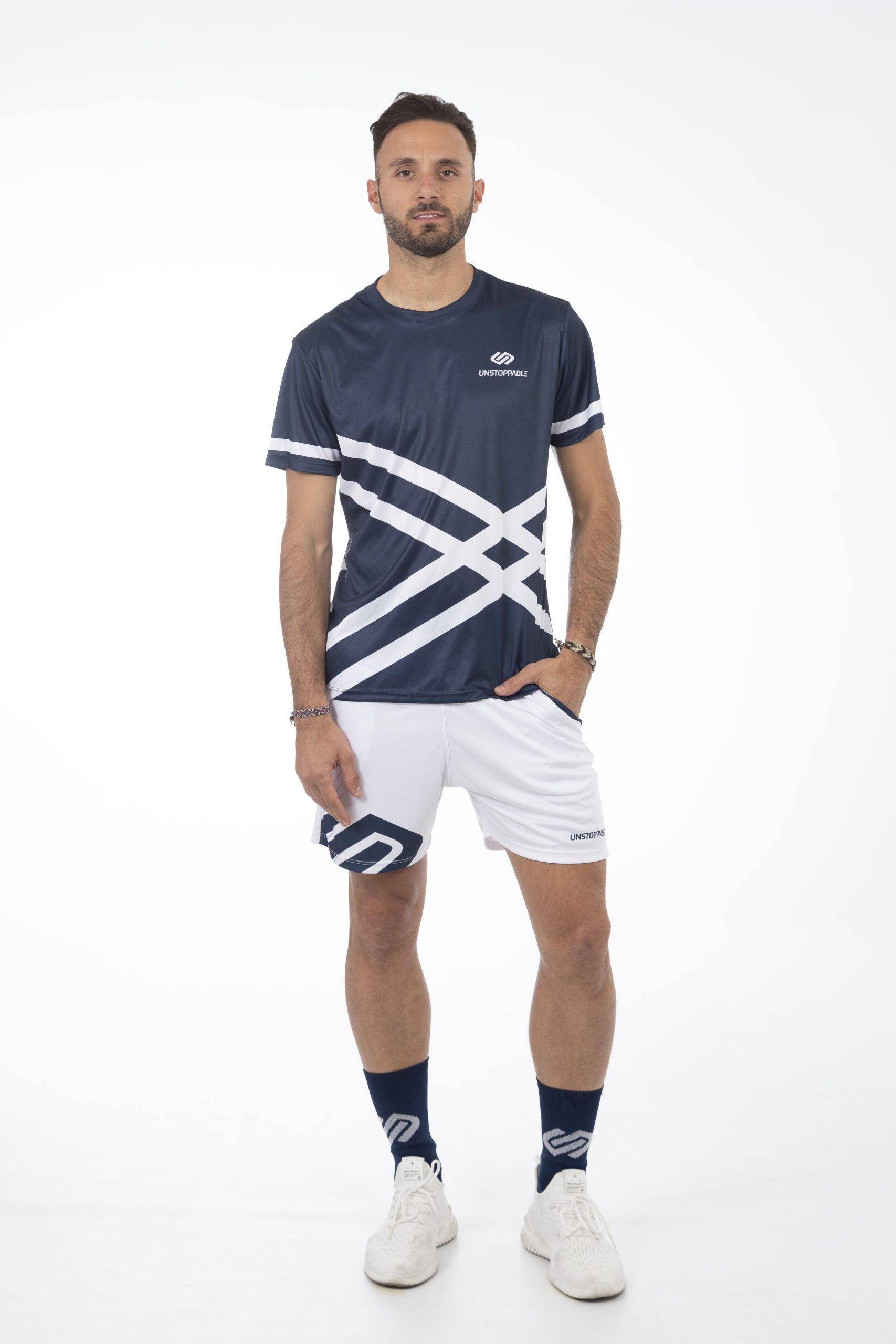 Unstoppable Collection - Camiseta Rayas Cruzadas