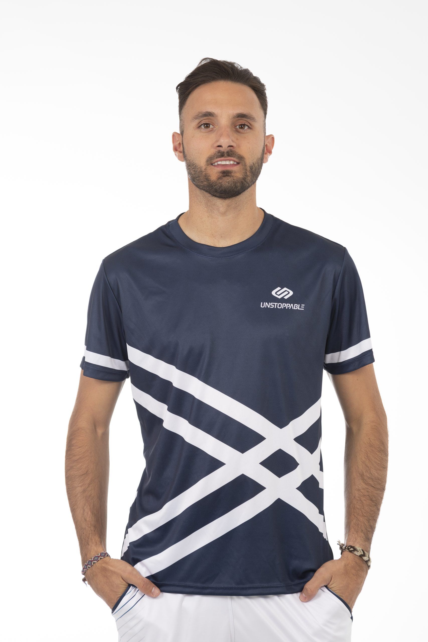 Unstoppable Collection - Camiseta Rayas Cruzadas