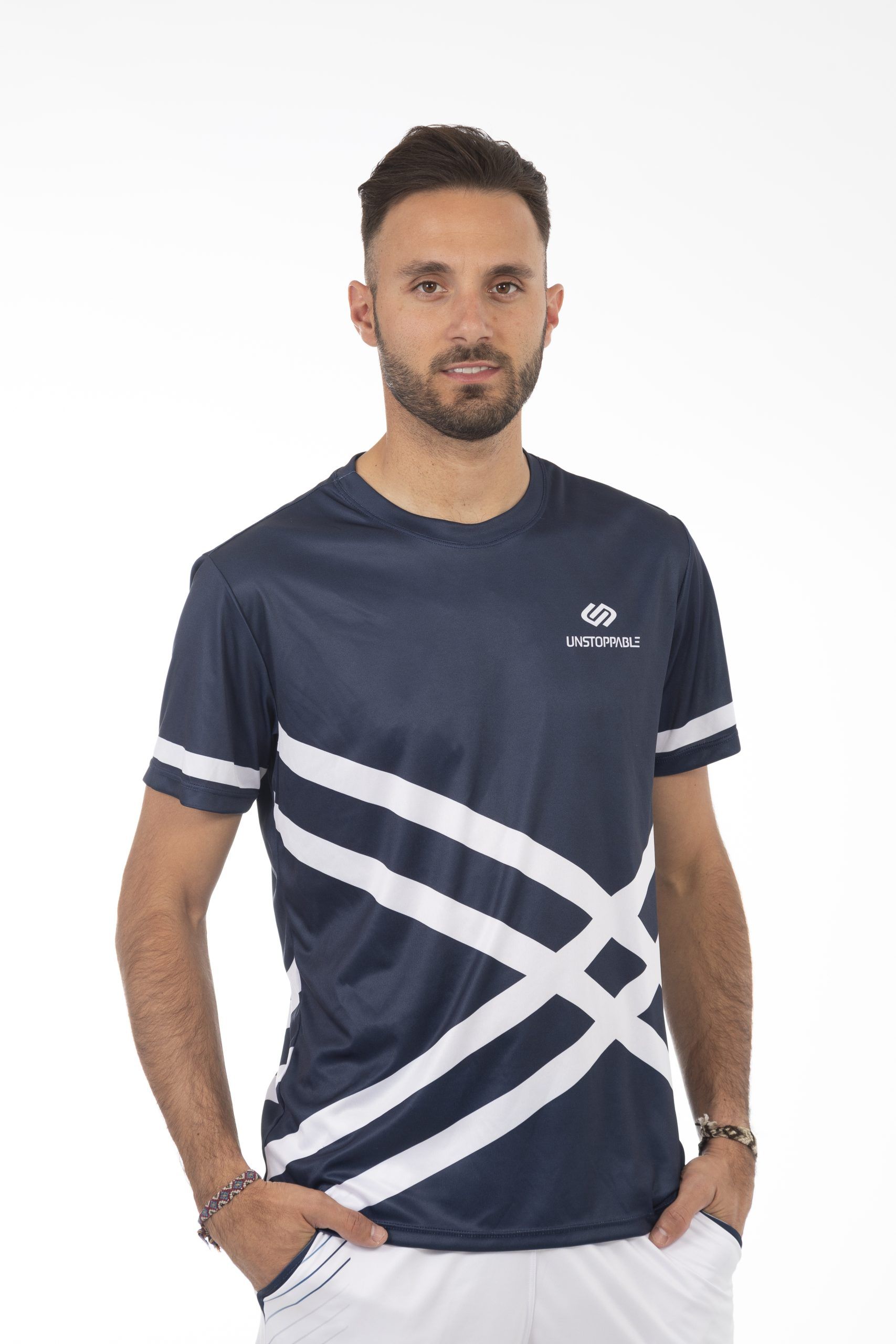 Unstoppable Collection - Camiseta Rayas Cruzadas